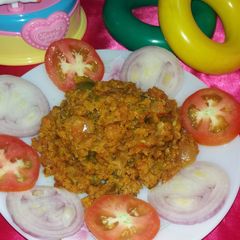 Besan bhurji A picture of Besan bhurji.