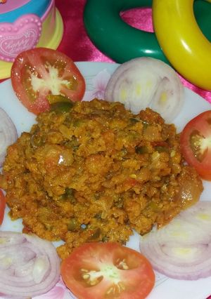 A picture of Besan bhurji.