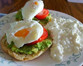 The New Way Serving Recipe Poached Eggs with Avocado Delicious