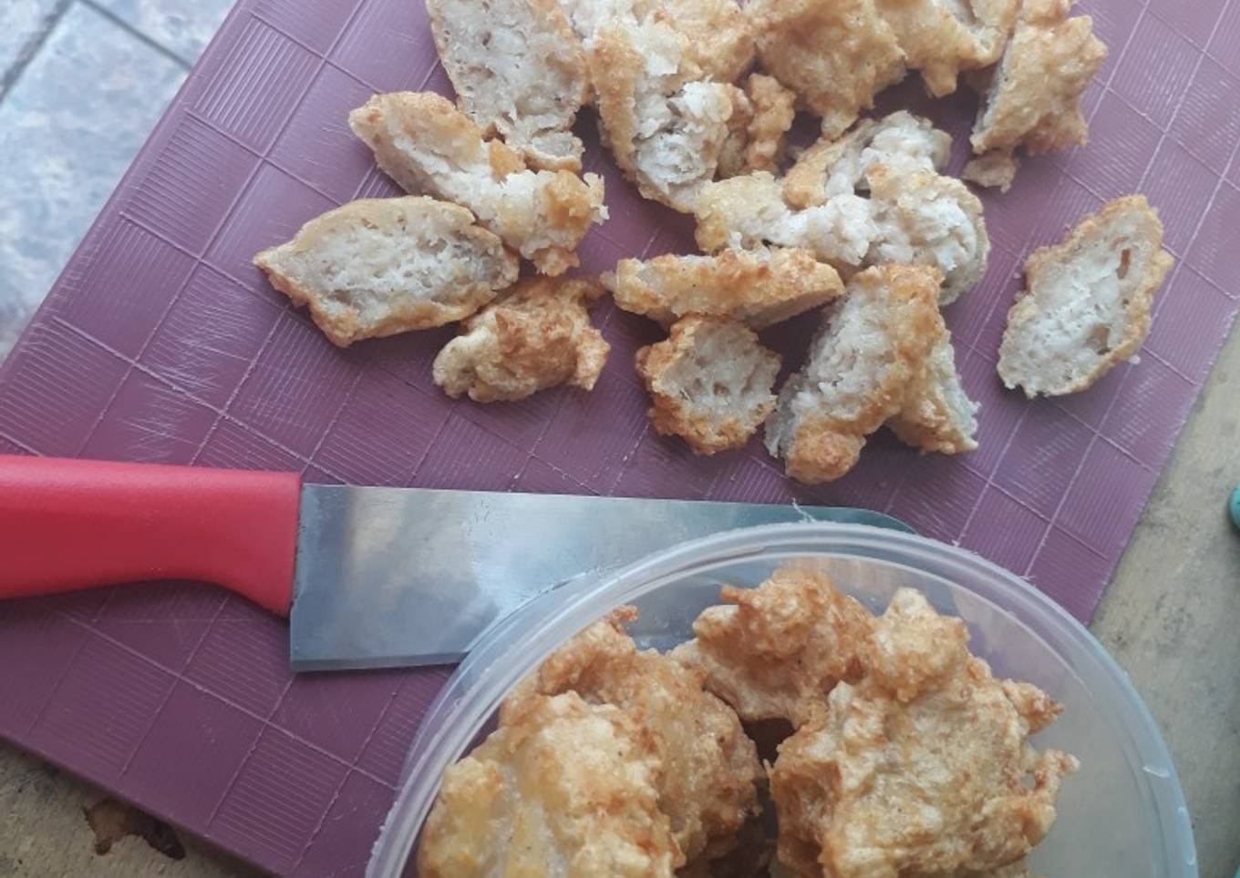 Resep Bakso goreng (ayam+udang) Anti Gagal