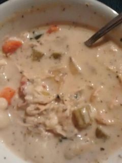A picture of Chicken Gnocchi Soup.