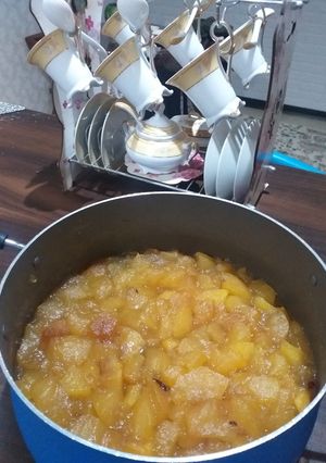 عکسی از دستور اینم مربای سیب من