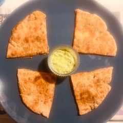A picture of Stuffed Rajgira Paratha~Millet Paratha With Coconut Chutney ~Fasting Meal 😋.
