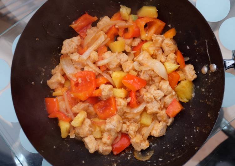 Sweet and Sour Quorn “chicken”