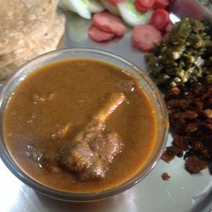 A picture of Mutton Curry.