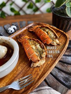 Gambar Baked Lobster Tail | Super Easy