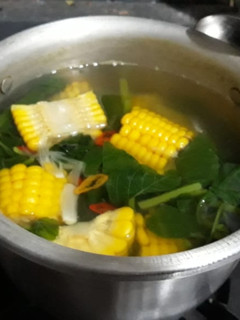 Foto resep Sayur bayam jagung manis