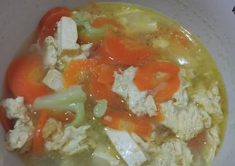 Soup Telor Tahu MPASI 11 month