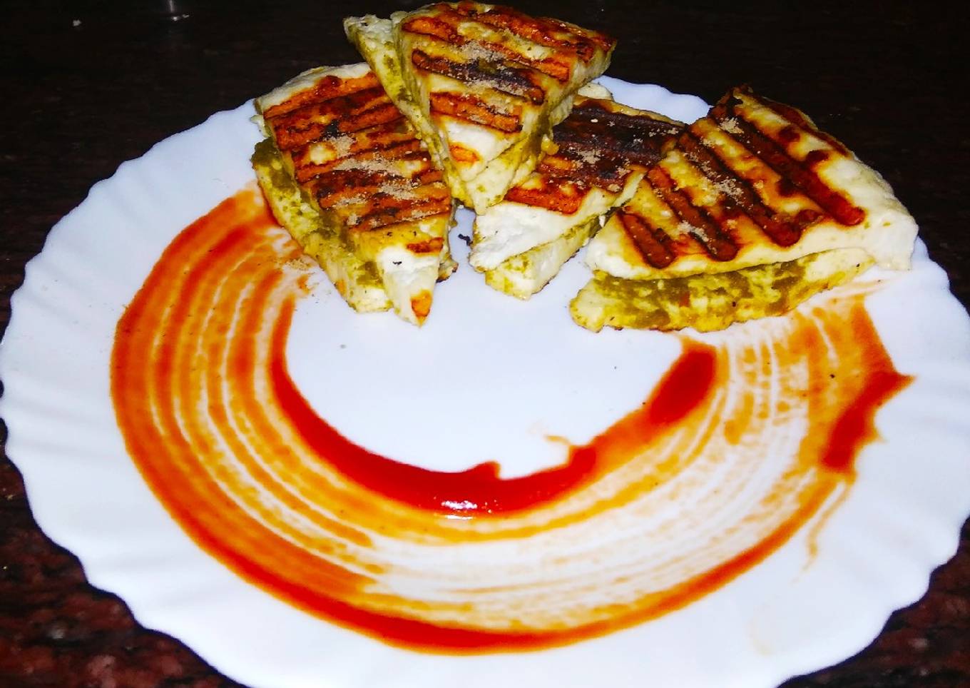 Grilled Paneer Sandvich