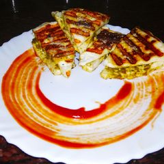Grilled Paneer Sandvich A picture of Grilled Paneer Sandvich.