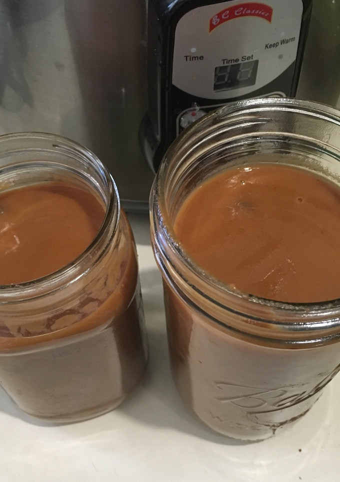 Una foto de Dulce de habichuelas rojas al coco en olla rápida