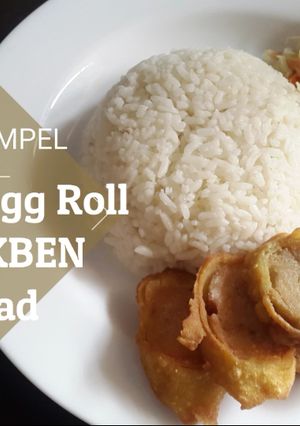 Foto resep Chicken Egg Roll + Salad ala HOKBEN | No Blender/Foodprocessor