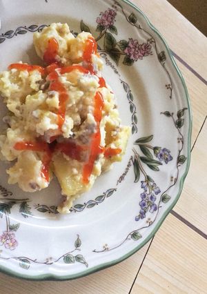 Foto resep Kentang daging creamy (super mudah cepat)