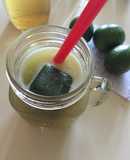 Batido Piña, Pepino, Menta y Pasto de Trigo