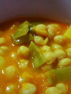Una foto de Potaje de judías verdes y calabaza