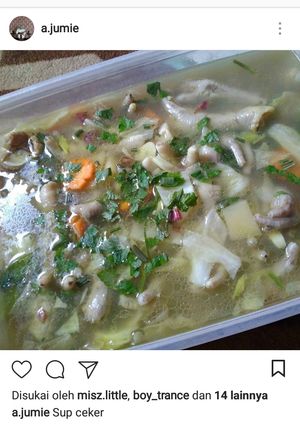 Foto resep Sup ceker (banjar)