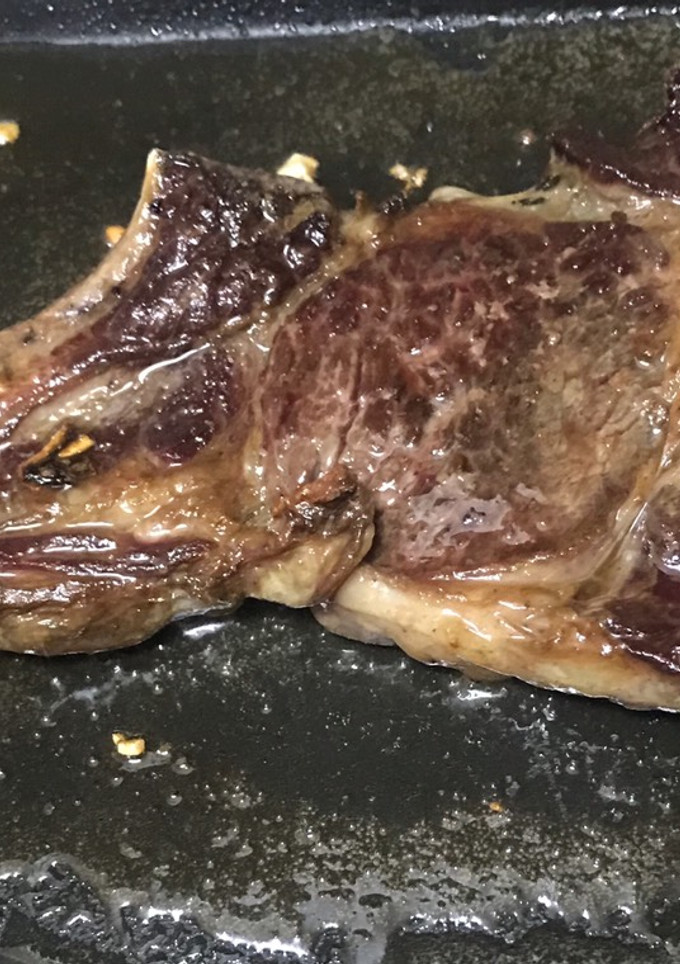 Una foto de Chuletón a la plancha