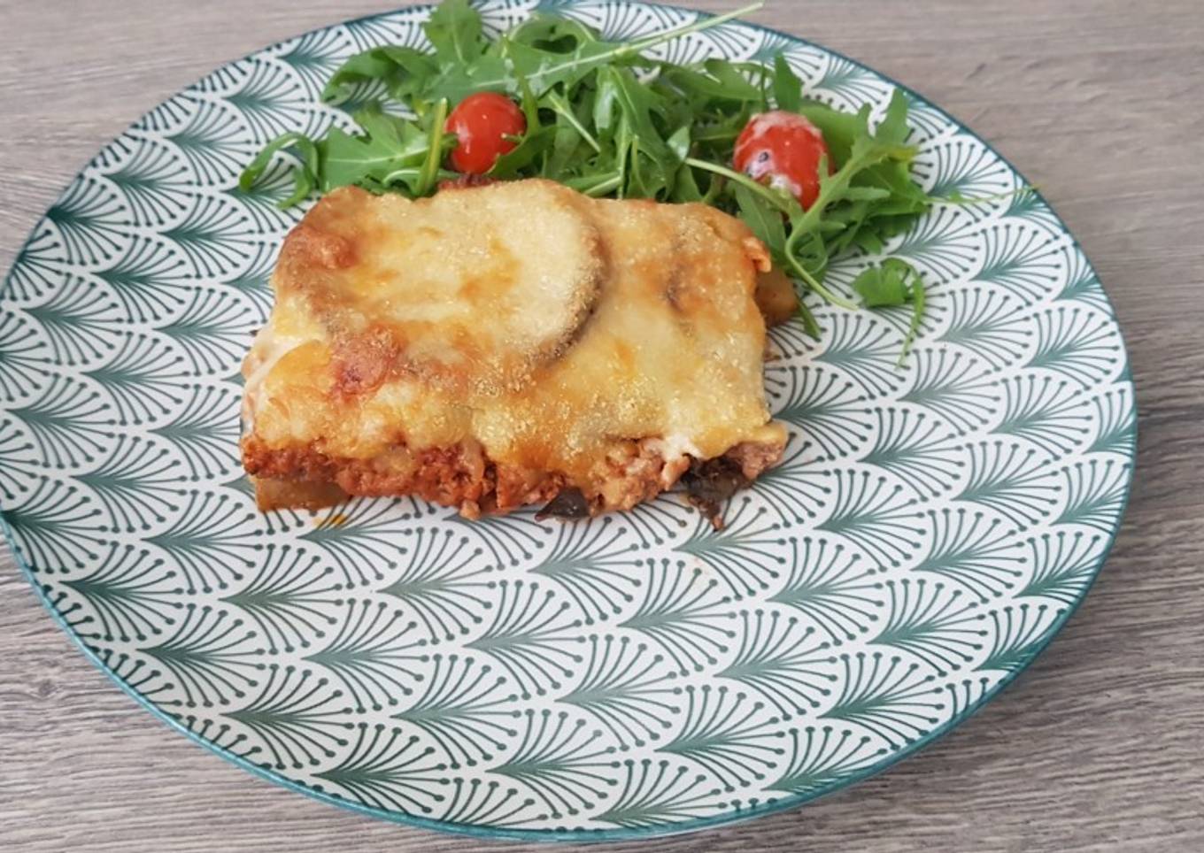 Moussaka de berenjena y patata