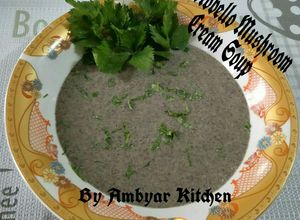 Foto resep Portobello Mushroom Cream Soup