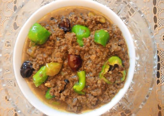 Beef Hari mirch qeemah Recipe by Wajiha Zafar - Cookpad