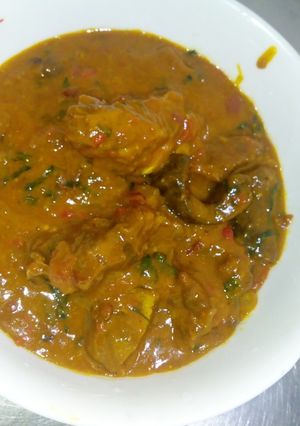 A picture of Ogbono soup.