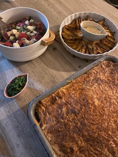 A picture of Homemade Moussaka.