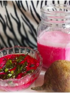 बीट रूट कोशिंबीर (beet root koshimbir recipe in marathi) रेसिपी चे मुख्य फोटो