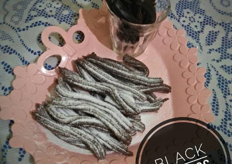 Resep Black Churros | Bahan Membuat Black Churros Yang Lezat