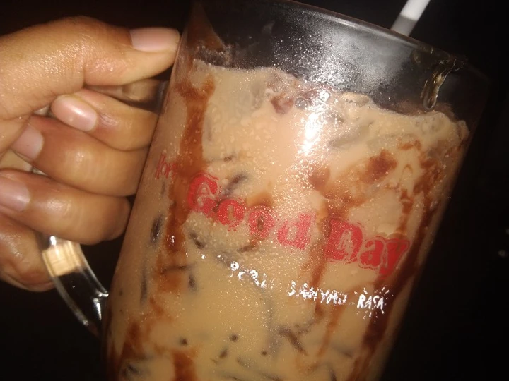 Cara Mudah Membikin Resep Es cincau serut cappucino yang Lezat Anti Ribet, Mantap