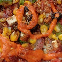 A picture of Corn Cheese pizza.