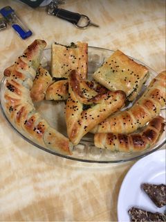 صورة لوصفة فطائر السبانخ اللذيذة