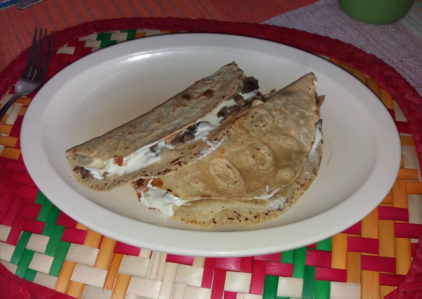 Quesadillas de champiñones