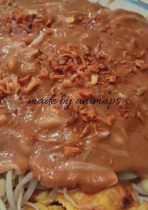 Foto resep Tahu Telur saus Kacang
