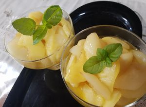 Una foto de Frutas flambeadas expres