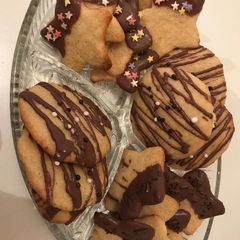 A picture of Butter cookies #fiveingredients.