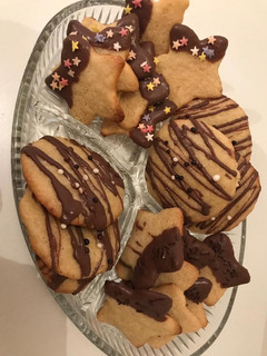 A picture of Butter cookies #fiveingredients.