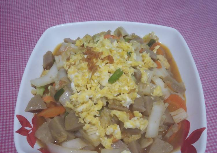 Ca sawi telur orak arik Ca sawi telur orak arik