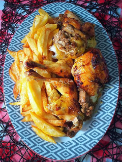 Una foto de Pollo asado en bolsa al horno con ras el hanout propio