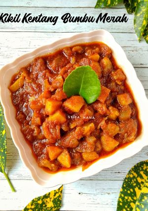 Foto resep Kikil Kentang Bumbu Merah #week40