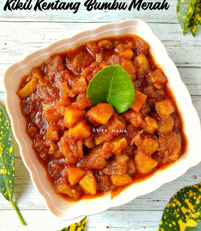 Foto resep Kikil Kentang Bumbu Merah #week40