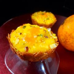A picture of Mango Shrikhand Vermicelli Cups.