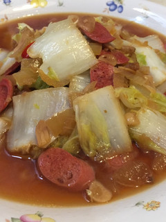 Foto resep Tumis sawi sosis