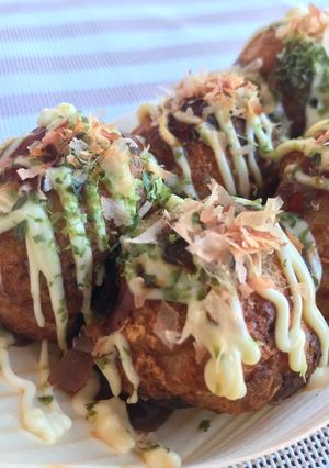 Una foto de Takoyaki 🐙 de Hachi de "ONEPIECE"