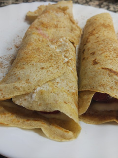 Una foto de Crepes de avena fit