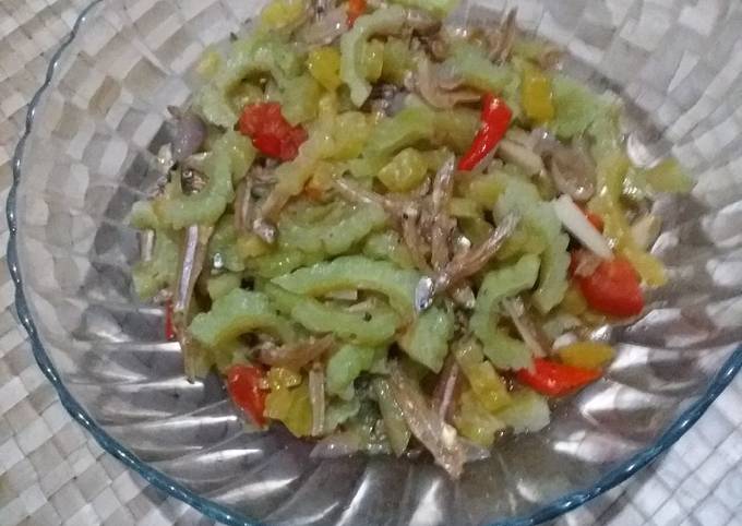 Recipe: Perfect Tumis pare ikan teri