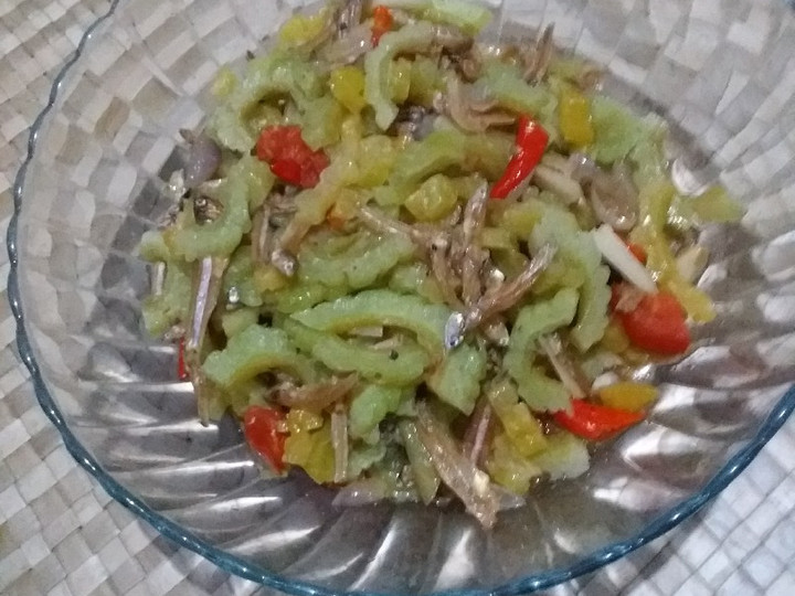 Resep Tumis pare ikan teri yang Enak Banget