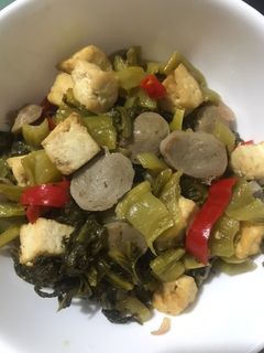 Foto resep Cah Sayur Asin Tahu Bakso