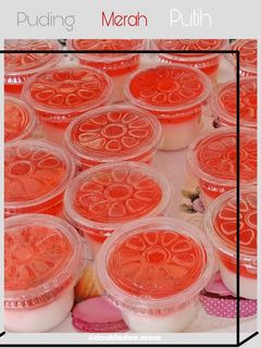 Foto resep Puding Merah Putih