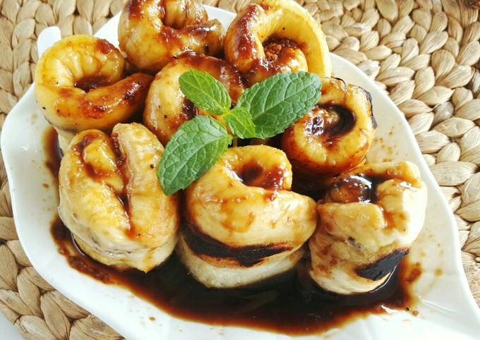 Recipe: Delicious Pisang gulung sehat