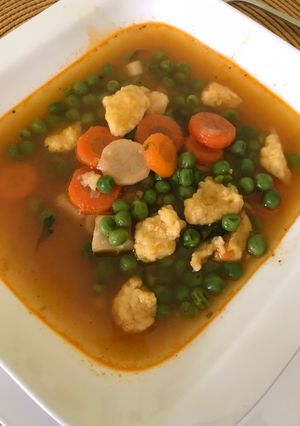 Borsóleves recept fotója